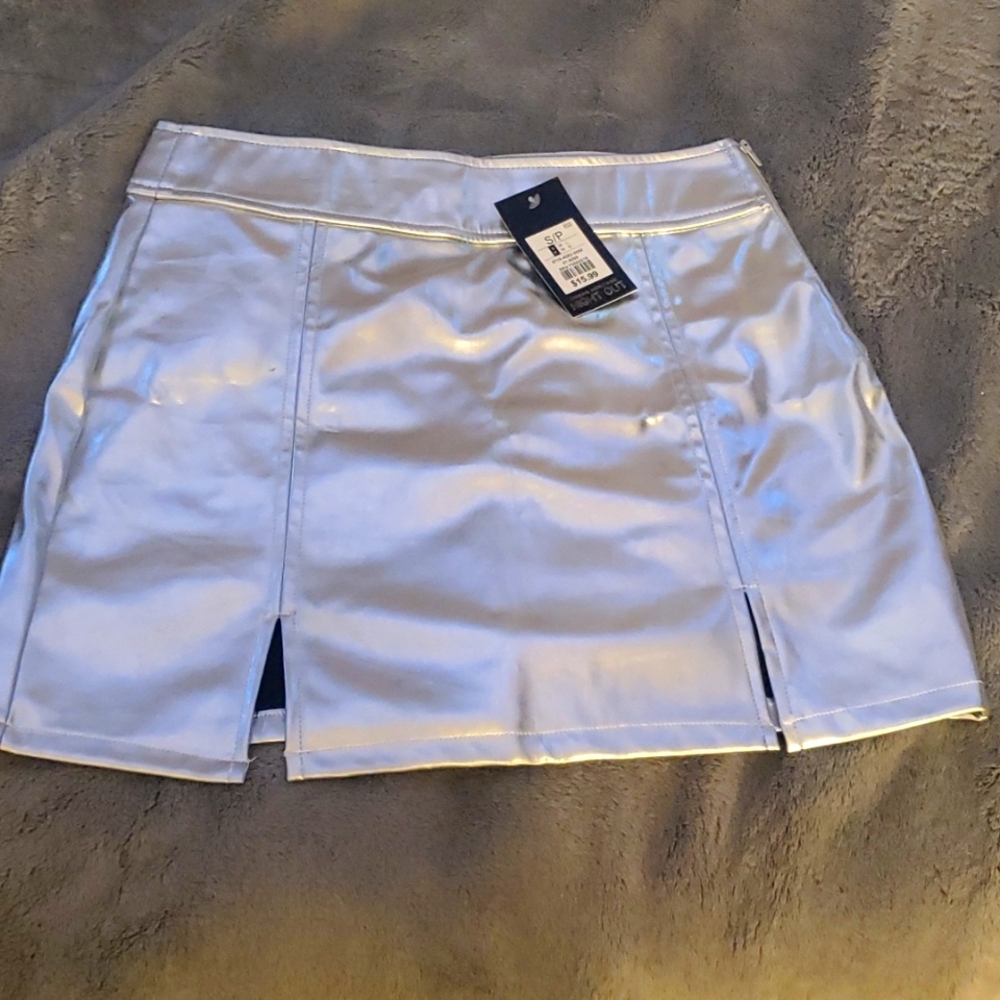 metallic skirt